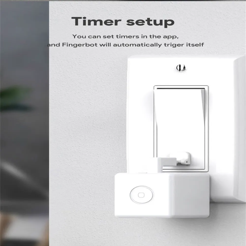 Smart Fingerbot Tuya Zigbee Fingerbot Plus Switch Button Pusher Smart Life Timer Voice Control Works Alexa Google Assistant
