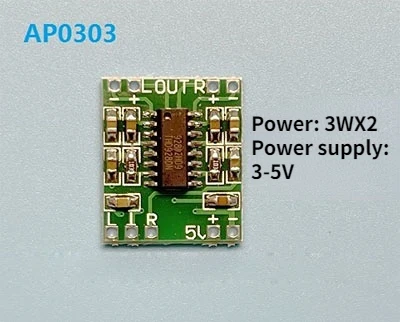 

Stereo 3w Small Power Amplifier Board Module 5V Power Supply