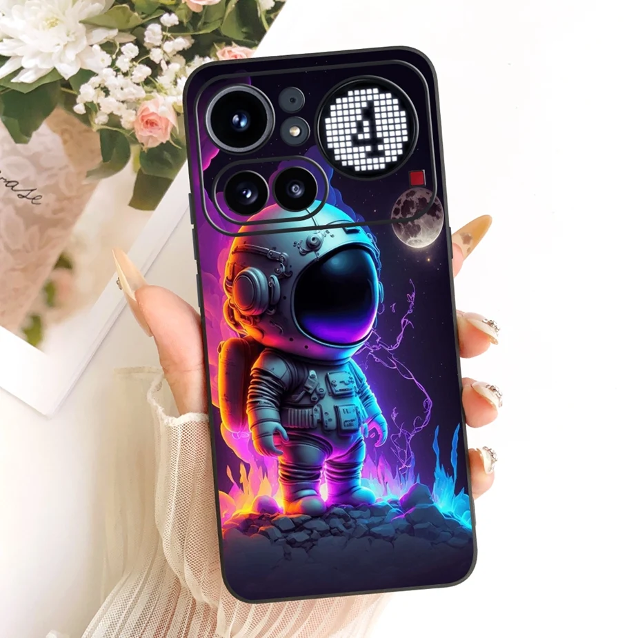 Cute Lucky Letters Fashion Cartoon Painted Cover Case