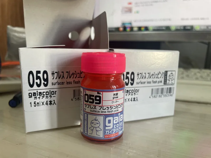 GAIA 59 60 肌色透明肌ピンクペイント顔料モデルカラーリング 15
