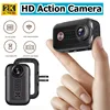 2K Ultra HD Wireless Sports Camera WiFi App Rechargeable Dog Cat Pet Cam Collar Action Small Cam Video Records for Outdoor 1
