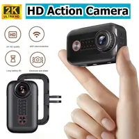 2K Ultra HD Wireless Sports Camera WiFi App Rechargeable Dog Cat Pet Cam Collar Action Small Cam Video Records for Outdoor 1