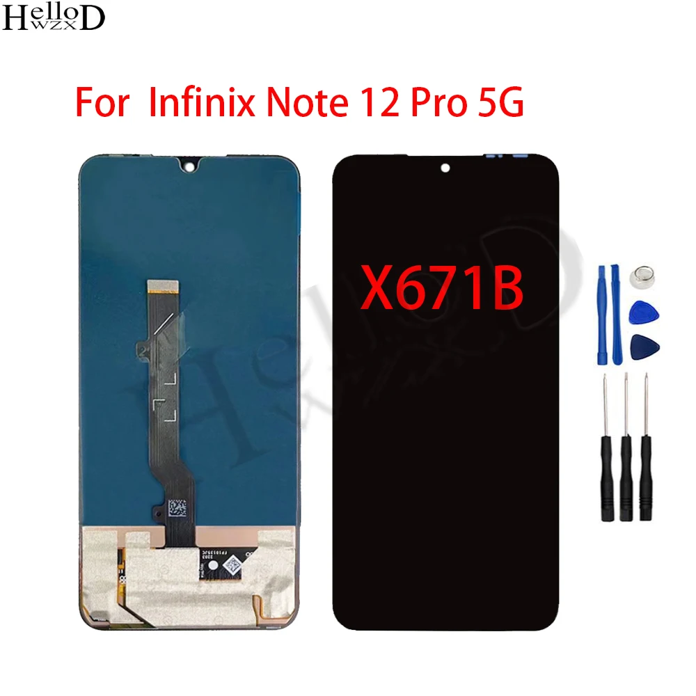 

6.7" Original / TFT LCD Screen For Infinix Note 12 Pro 5G X671B LCD Display Touch Screen Digitizer Assembly Replacement Parts