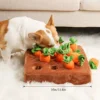 Dogs Carrot Snuffle Mat Interactive Pet Stress Relief Dogs Chew Toys with Non-Slip Bottom for Dog Cat Eliminating Boredom Stress 1