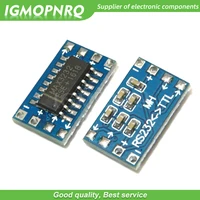 10PCS MAX3232 Serial Port Mini RS232 to TTL Converter Adaptor Module Board 115200bps 3V-5V MAX3232CSE Elcetrical Levels