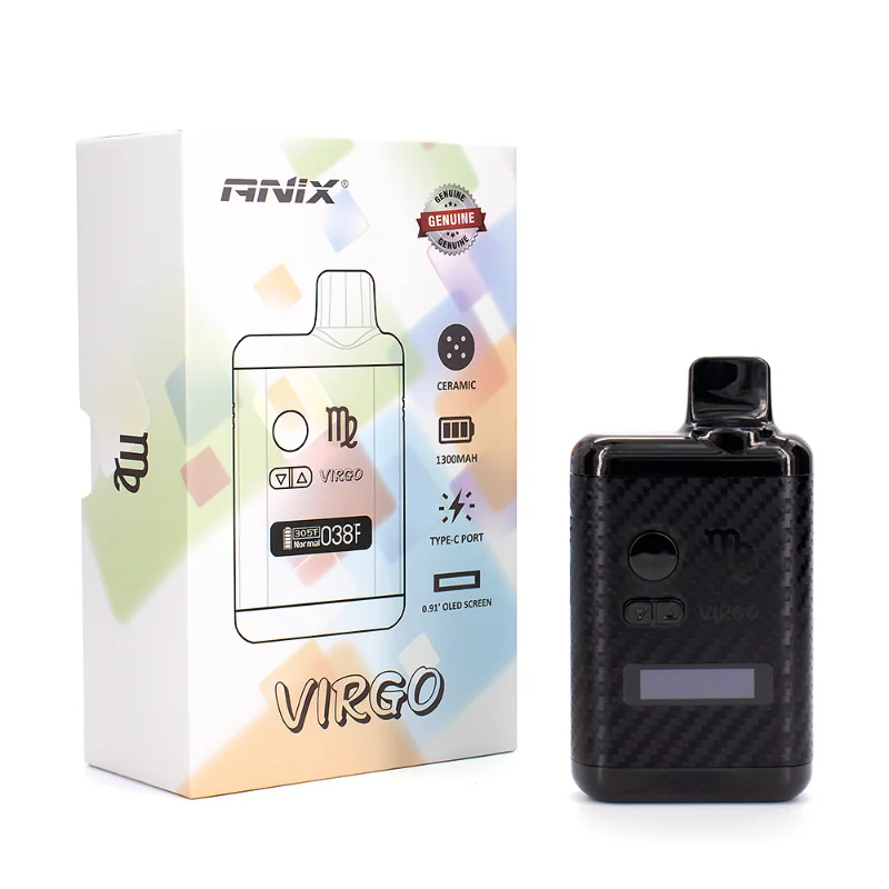 trockener Kräuter verdampfer Anix Jungfrau Kräuter Kits Temperatur regelung 1300mAh Batterie oled Bildschirm Tabak Vape Pen Ecig Rauch_S5f63c404acad4296a02556be9618156cL