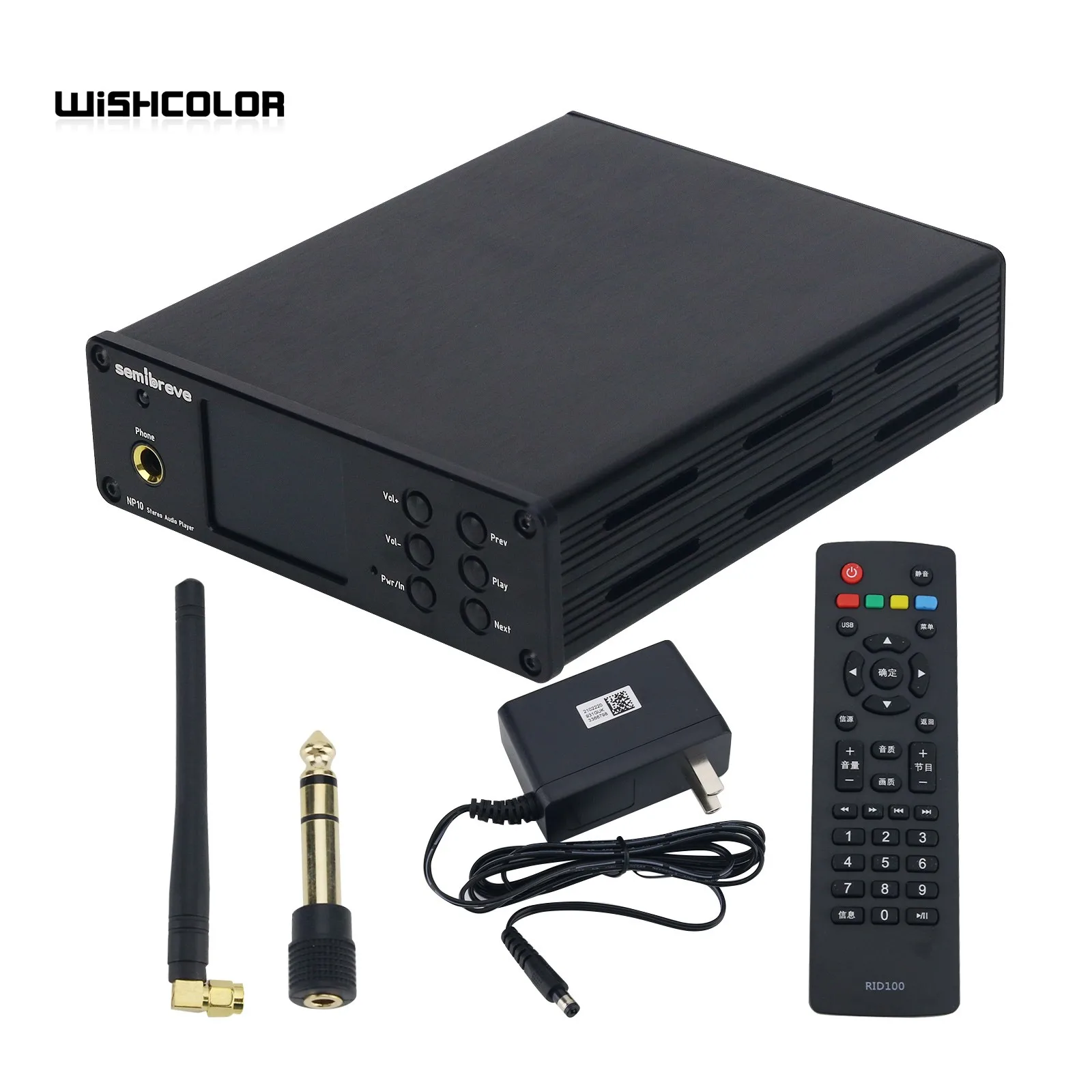 

Wishcolor Semibreve NP10 Basic Version Lossless Stereo DAC Audio Decoder Headphone Amplifier in One PCM192K DSD64