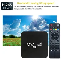 MX-PRO TV Box 8GB 128GB Android 11 Support 4k HD 4G 5G Dual WiFi Quad-Core H.256 3D iptv - Image 3