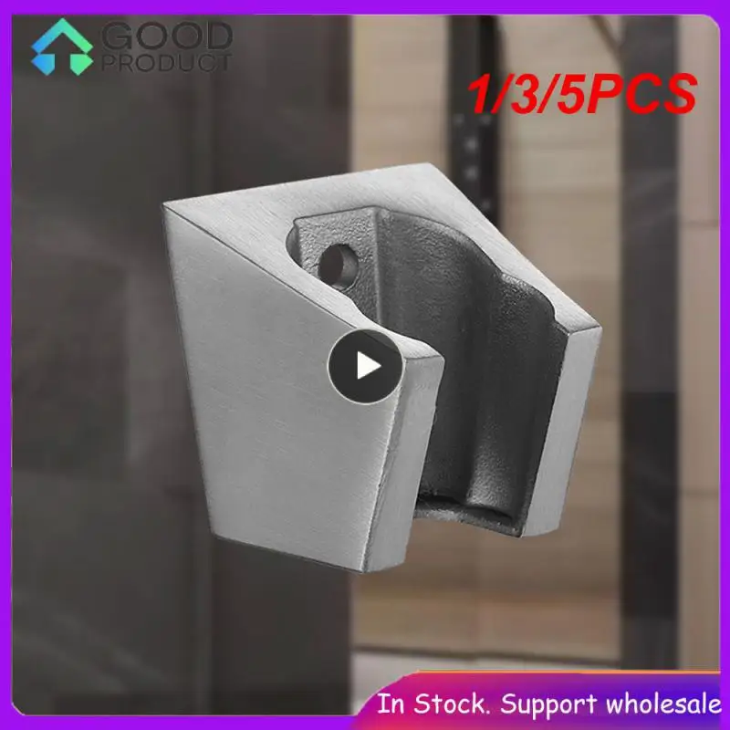 1/3/5PCS Durable Stainless Steel Shower Head Holder Sprinkler Base 2 Gear Adjustment Shower Bracket Wall Mounted Bathroom