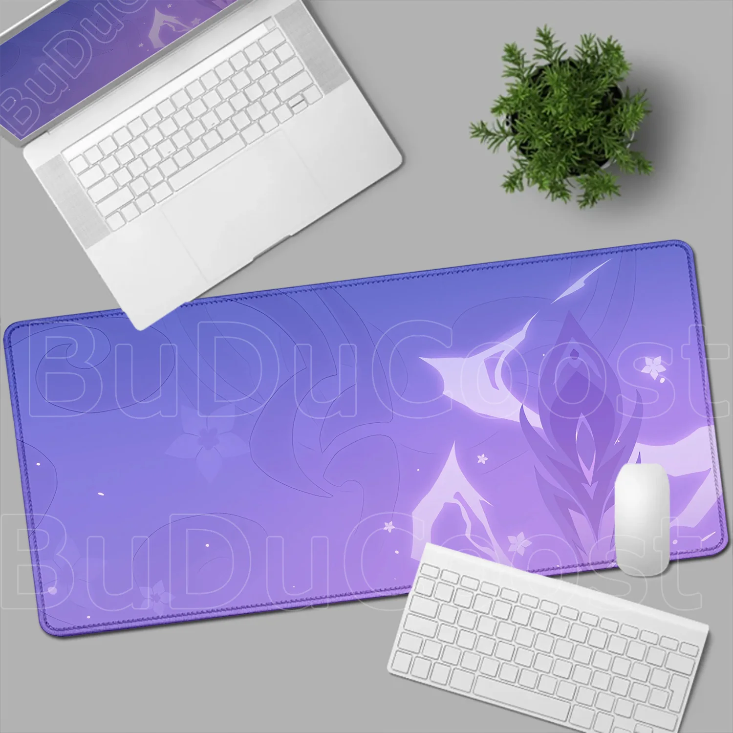 Gamer's Deluxe Edge-Locked Mouse Pad Featuring Iconic Genshin Impact Characters