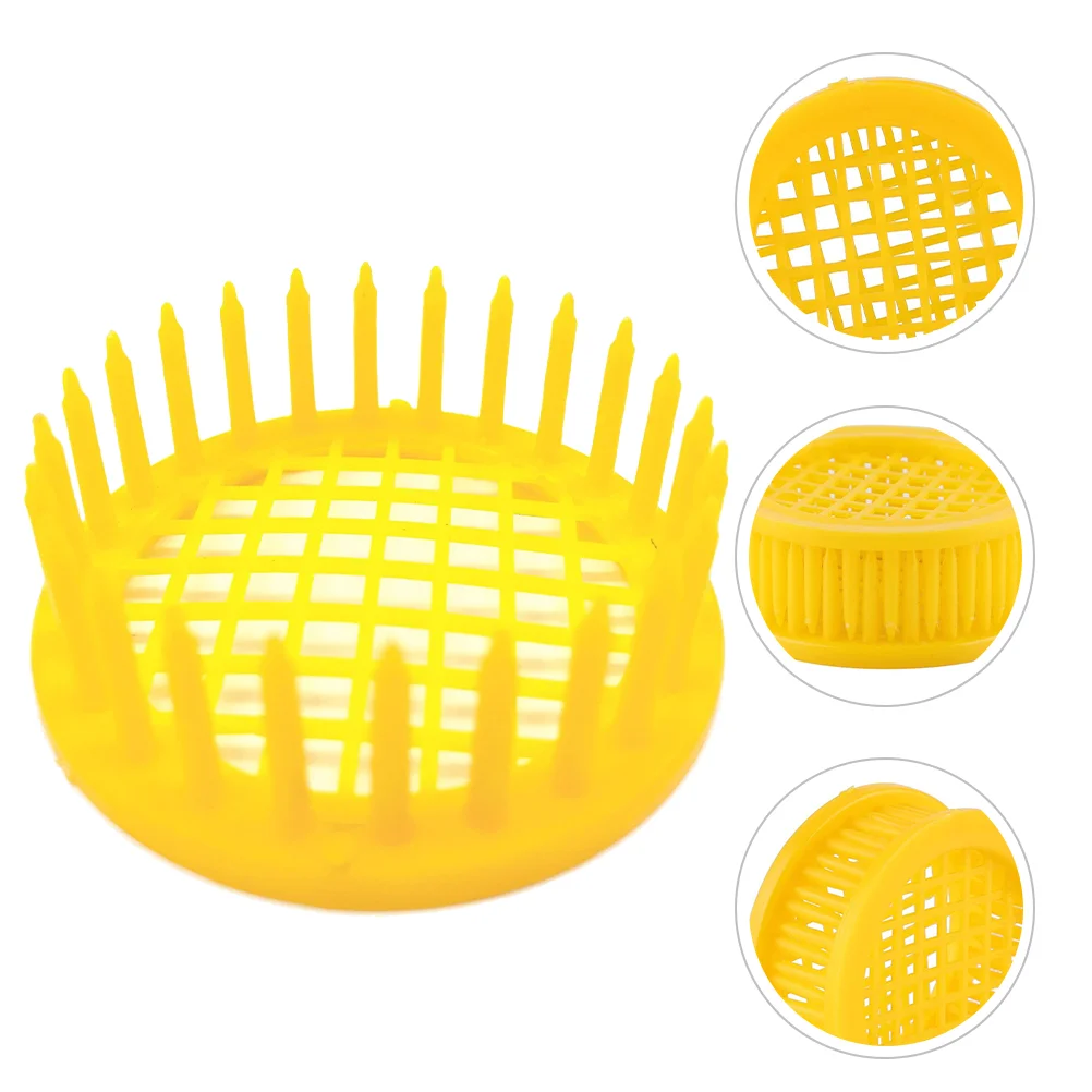 

10 Pcs Tools Beekeeper Catcher Cage Rearing Cages Supplies Beekeeping Equipment Cell Incubation Bases