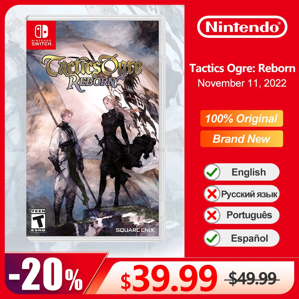 Tattiche Ogre: Reborn Nintendo Switch Offerte Di Gioco 100% Scheda Di Gioco Fisica Originale Ufficiale Per Switch Oled Lite Console Di Gioco
