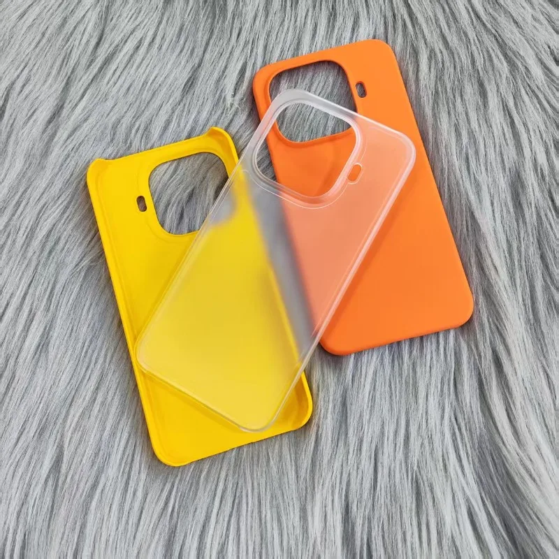 Macaron Color Matte Frameless Shockproof PC Hard Cover