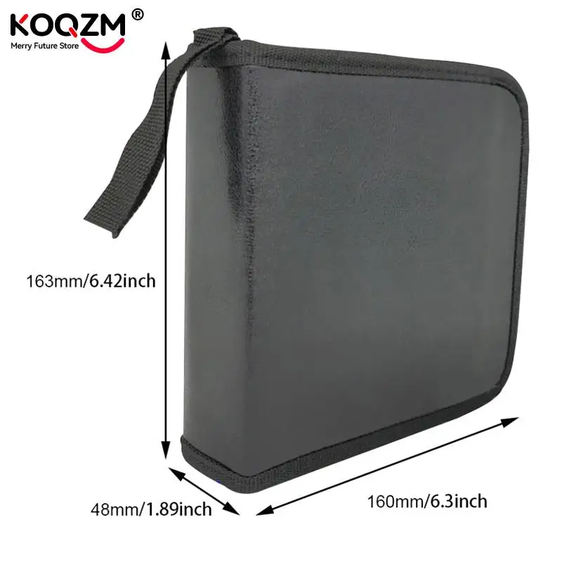 40 Disc CD Storage Bag Case Double-side Hard Album Home DVD Organizer Box cd dvd storage bag,cd dvd storage case