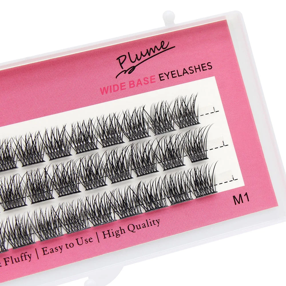 A1 Custom Logo Private Label Fluffy Segmented Eyelashes Individual Eyelash Bundle DIY  Lashes Extensions Bundle Makeup 4
