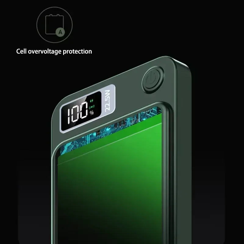 100000mah Capacity Power Bank Magnetic Wireless 22.5w Ultra Super Fast Charging