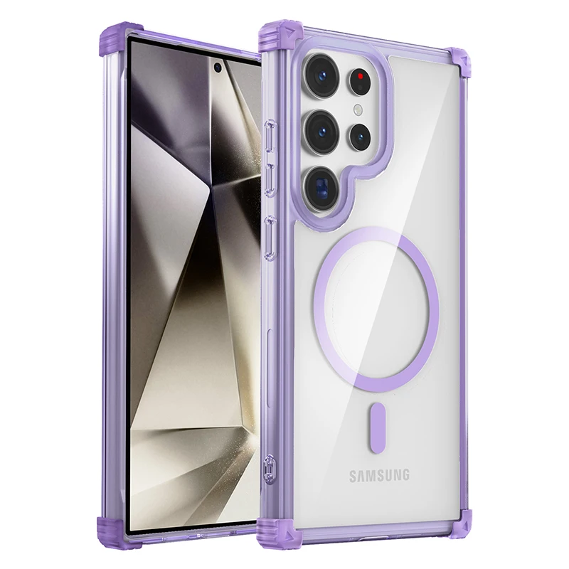 Ultra Clear Magnetic Wireless Charging Slim Phone Case