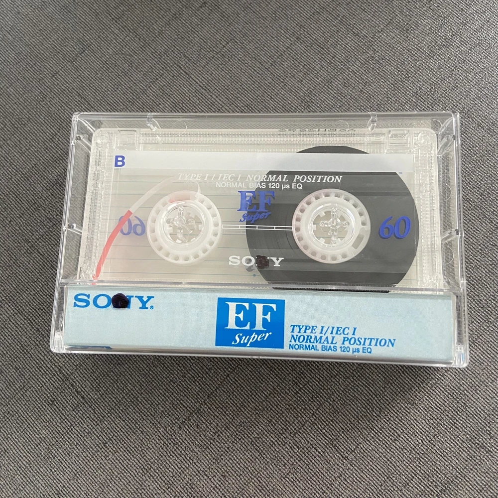 10pcs EF60 Blank Audio Recording Cassette Tape 60 Minute - Sealed