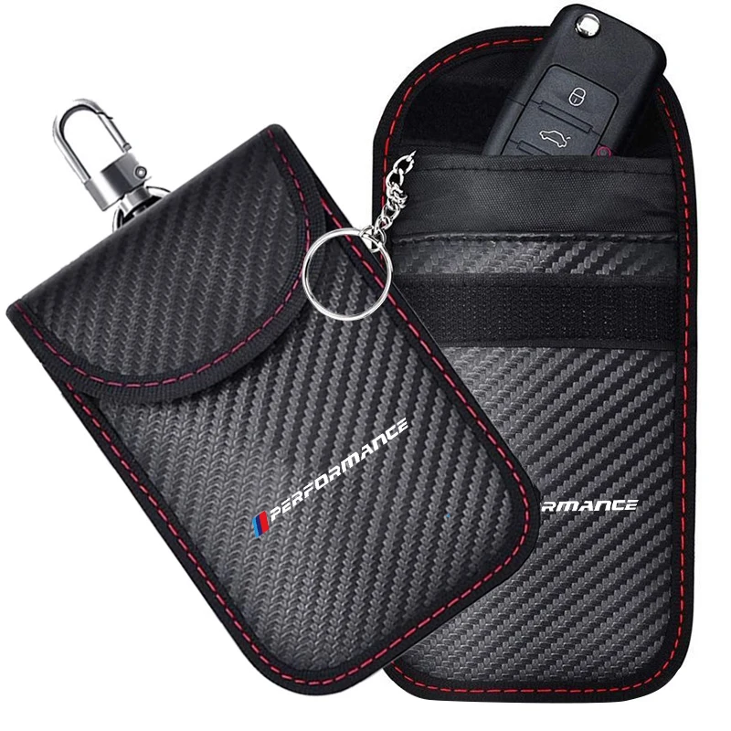 Car Key Case Signal Blocker Bag with RFID Shielding Protection