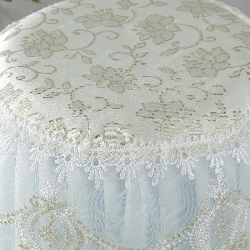 Water dispenser cover dust cover lace water dispenser two-piece set water bucket household bucket
