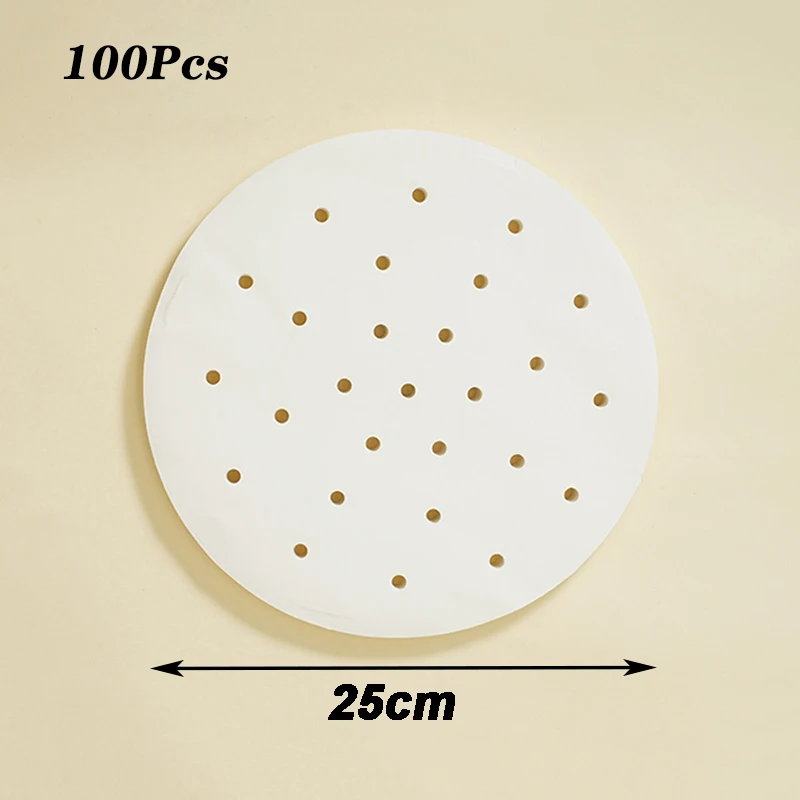 Bamboo Steamer Non-Stick Disposable Paper Liners - Kitchen Essentials