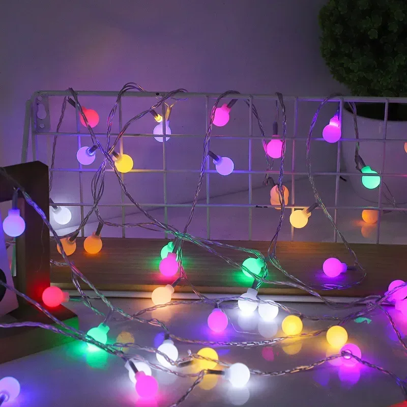 

12M Small Fairy Lights Globe String Lights USB/Battery Operated Garland Outdoor Lamp Home Christmas Wedding Party Decoration