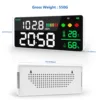 4-in-1 Digital Decibel Meter Wall Hanging Sound Level Noise Meter 30-130dB Range 11 Inch Large LED Display Multi-function 3