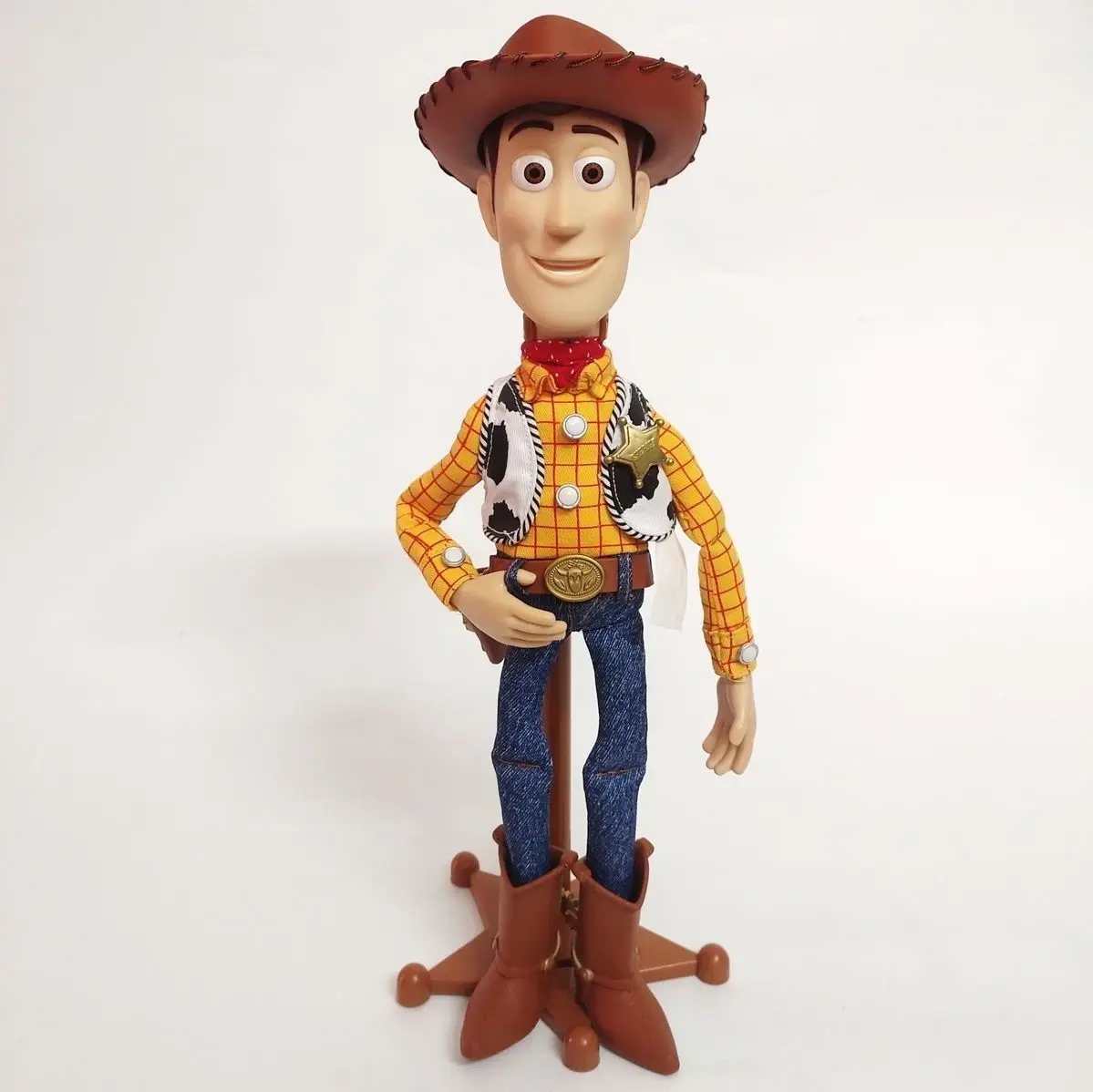 Hot 40cm Disney Pixar Toy Story Woody Action Figures English Movie Sound Character Doll Cloth Cowboy Birthday Gift For Children - 3
