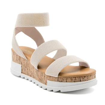 Comfort Cork Wedge Sandals 1