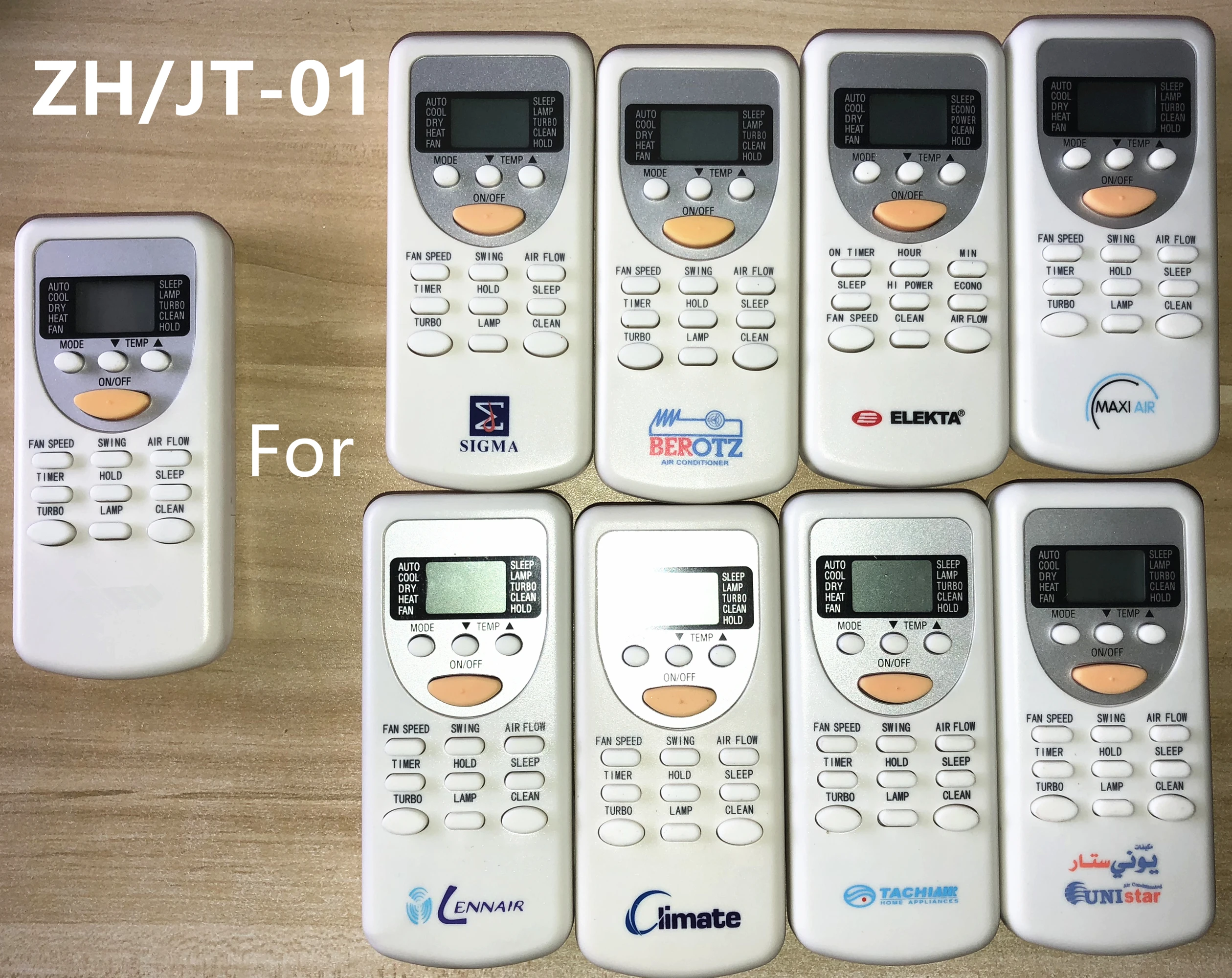 Telecomando Sostitutivo Per Condizionatore CHIGO - Compatibile Con Modelli ZH JT 03, 01, 08