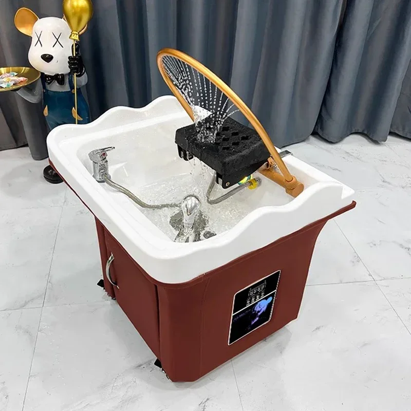 Beauty Shampoo Beauty salon chair Hair Wash Chair Shampoo sink Spa Basin lavacabezas barbershop furniture