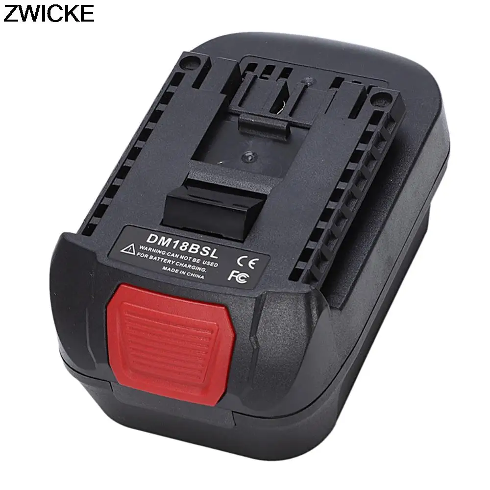 For Milwakee 18V and For Dewalt 20V Li-ion Battery Used to For Bosch 18V Tool battery Battery Converter Adapter DM18BSL