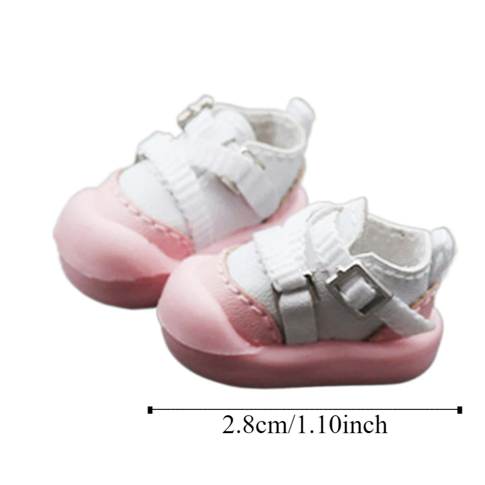 Fashion OB11 1/12 Dolls Doll Shoes BJD Soft Dolls Soft Glue Shoes Small MJD BJD Doll Shoes Idol Dolls