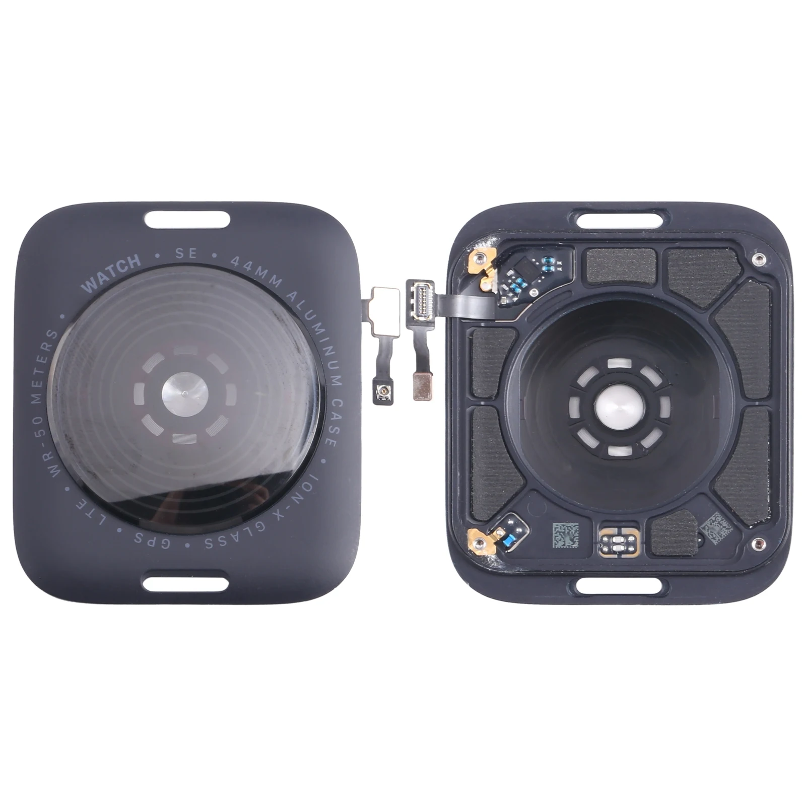 Per Apple Watch Se 2022 44Mm Lte Edition Cover Posteriore In Vetro Con Cavo (Mezzanotte)