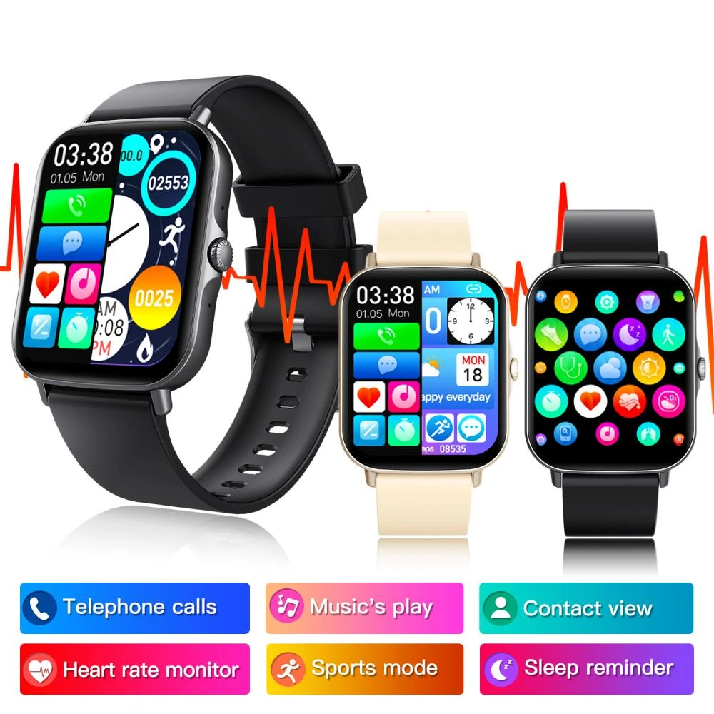 Smart Watch Fitness Bracelet Heart Rate Monitoring Reminder Step Counting Information Push Sleep Analysis Sport Bracelet Watch