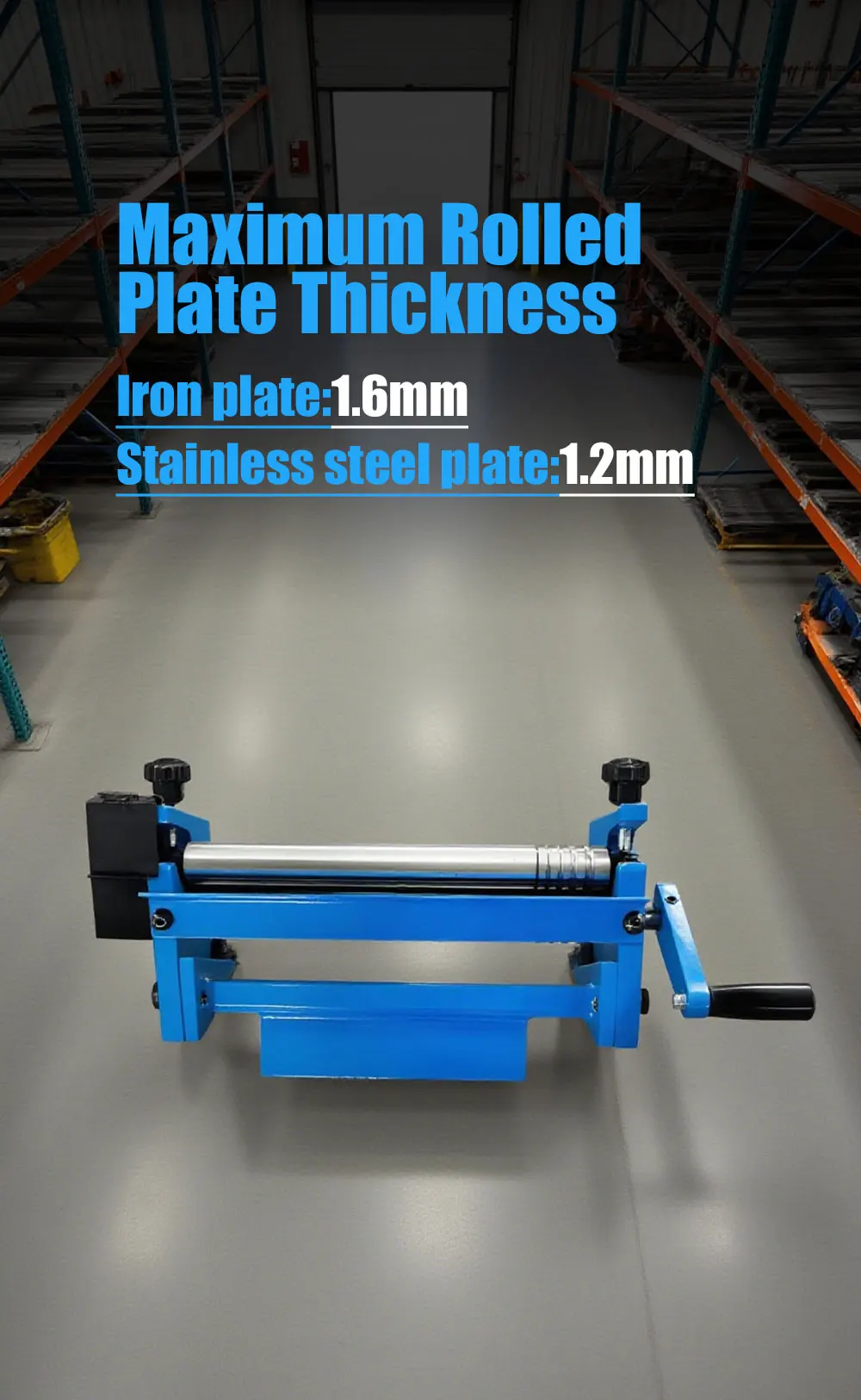 Hand-Cranked Folding Machine Manual Bending Machine Metal Coiling Machine Small