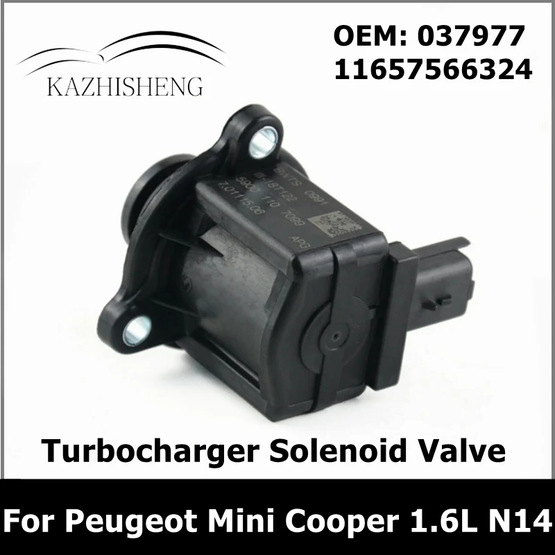 車のターボチャージャーソレノイドバルブ,プジョーミニクーパー1.6l n14エンジン,037977 11657566324, 11657578683  - AliExpress チャージャーダイバーターオーバーランエアターボソレノイドバルブ 037977 シトロエン C4 C5 プジョー 207 3008 5