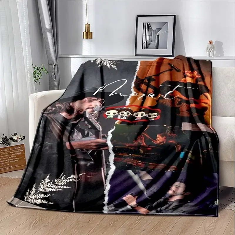 Morat Music Band Printed Flannel Blanket Soft Autumn and Winter Warm Plush Throw Blanket Adult Bedroom Sofa Bed Picnic Blanket 4