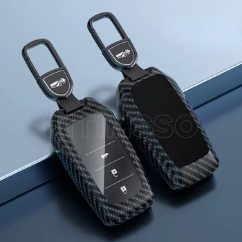 Nuovo arrivo in lega ABS Car Key Case Cover per Toyota CHR Hilux Fortuner Land Cruiser 200 Camry Corolla Crown RAV4 Highland - Nuovo arrivo in lega ABS Car Key Case Cover per Toyota CHR Hilux Fortuner Land