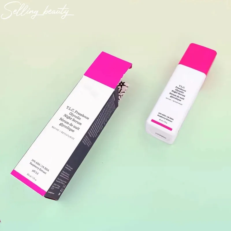 3PCS T.L.C. FRAMBOOS GLYCOLIC NIGHT SERUM & C-Fiema Day Serum & Protini Powerpeptide Resurf Serum 2