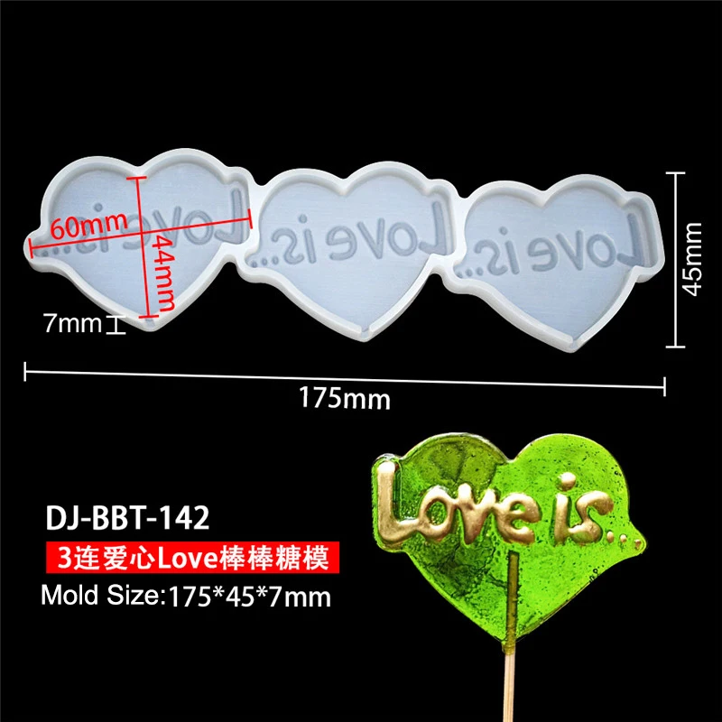 Leaf Flower Heart Bear Shape Silicone Lollipop Mold Round Chocolate Candy Cheese Baking... - SKU SLM00901 - UGI Packaging