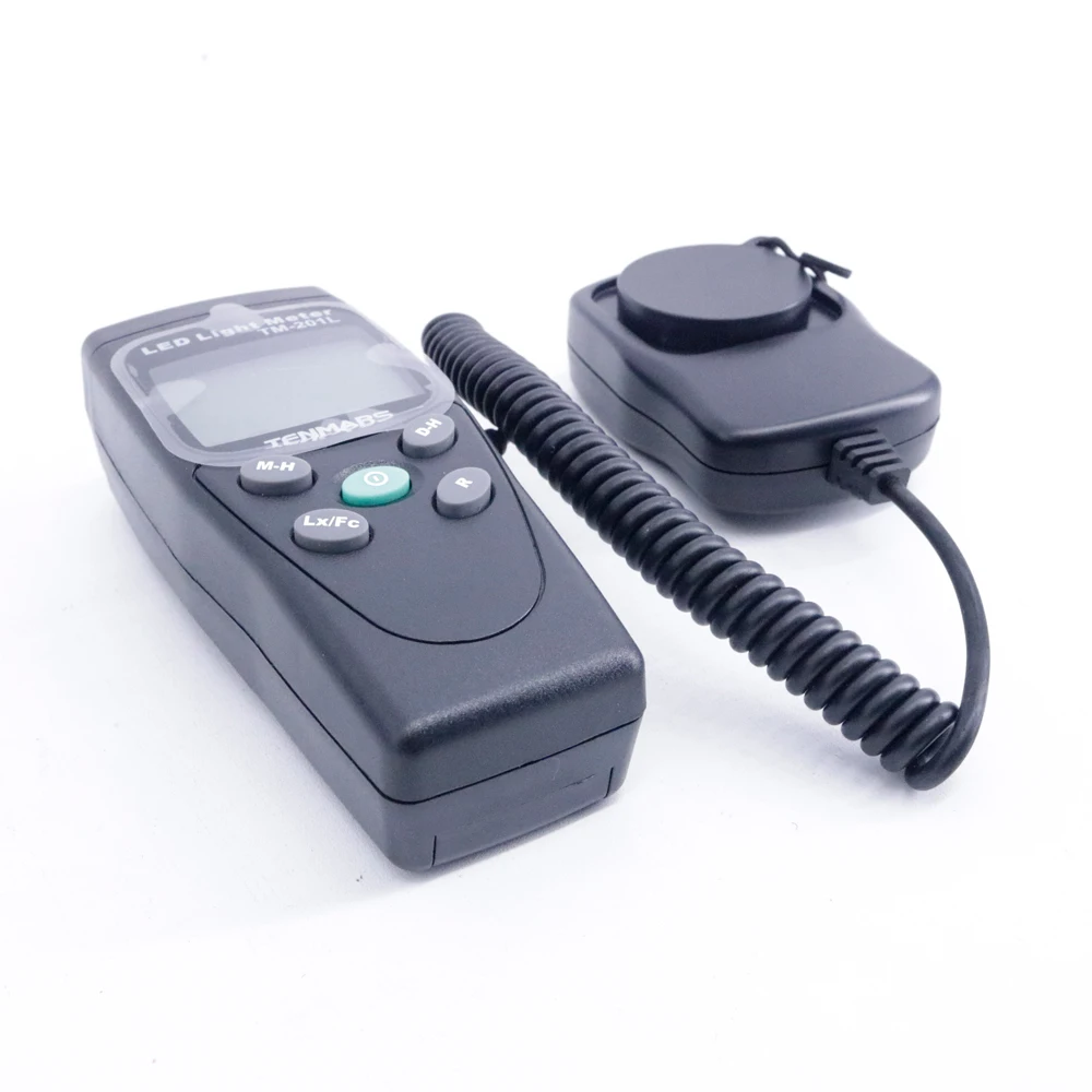Tenmars TM-201L LED Light Meter LUX Meter Light Intensity Tester Measuring Range 200,2000, 20000,200000 Lux