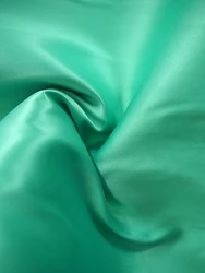 Luxurious Heavyweight Green - Blue Mikado Satin Fabric for Wedding Dress Sewing, Sold by the Meter (Dark green)