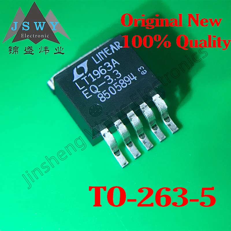 

1~30PCS Brand New LT1963AEQ-3.3 LT1963AEQ LT1963 Low Differential Linear Regulator Package TO-263 Good quality Free shipping