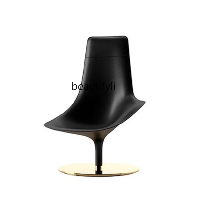 

Italian Light Luxury Stainless Steel Rotating Leisure Chair High Back Chair chairs for bedroom vanity chair chairs living room