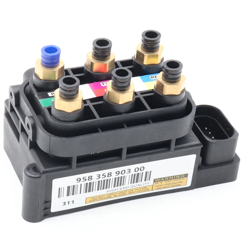 7L0698014 7P0698014 95835890300 New AP01 Air Suspension Compressor Solenoid Valve Block for Audi Q7 Porsche Cayenne VW Touareg