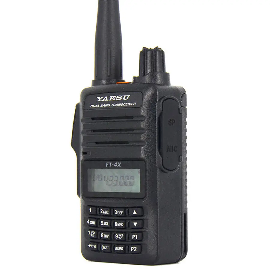 Yaesu Ft-4Xr 5W 3Km Vhf Uhf Radio Ricetrasmettitore Dual Band Walkie Talkie Outdoor