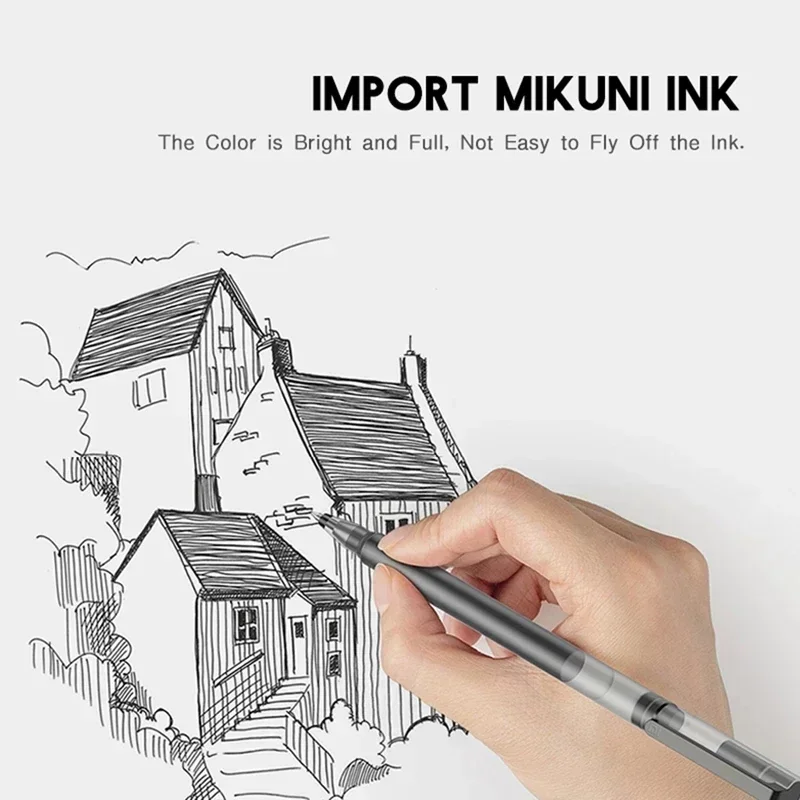 Xiaomi Mijia Gel Pen Super Durable Sign Pen Black 10pc Set Smooth Switzerland Refill Mikuni For Writing Office 0.5mm Signing Pen 3