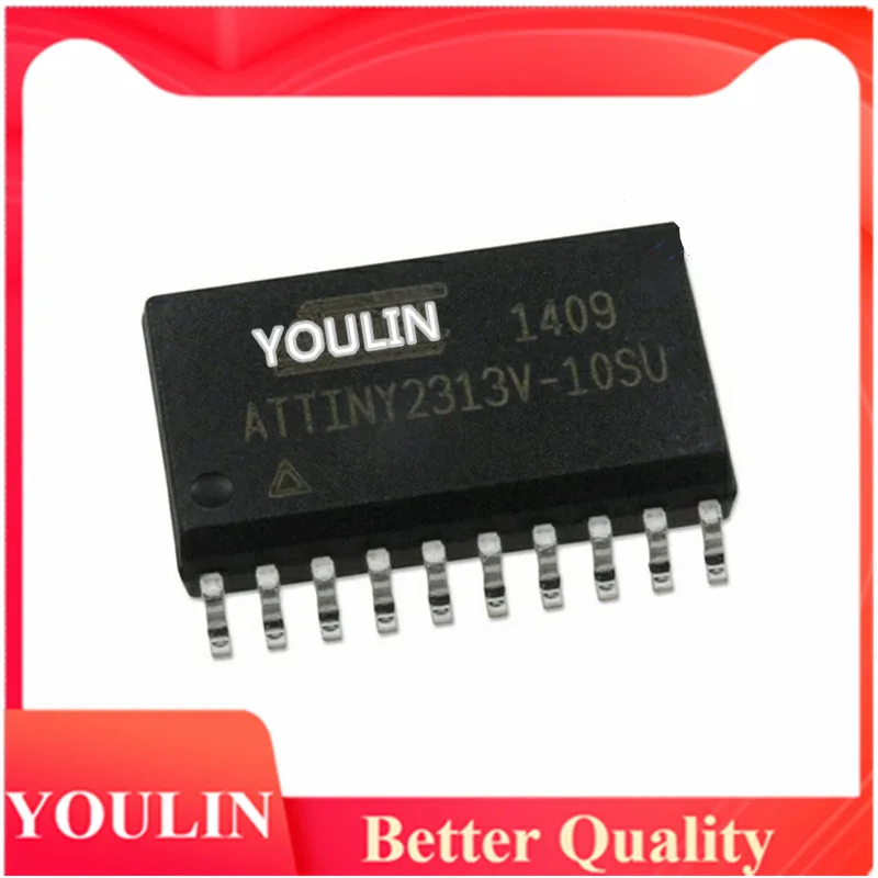 

2pcs New original ATTINY2313V-10SU package SOP-20 8-bit microcontroller 2313V-10SU