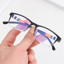Stylish Unisex Anti - Blue Light Ultra - Lightweight Reading Glasses - +350 (Black)